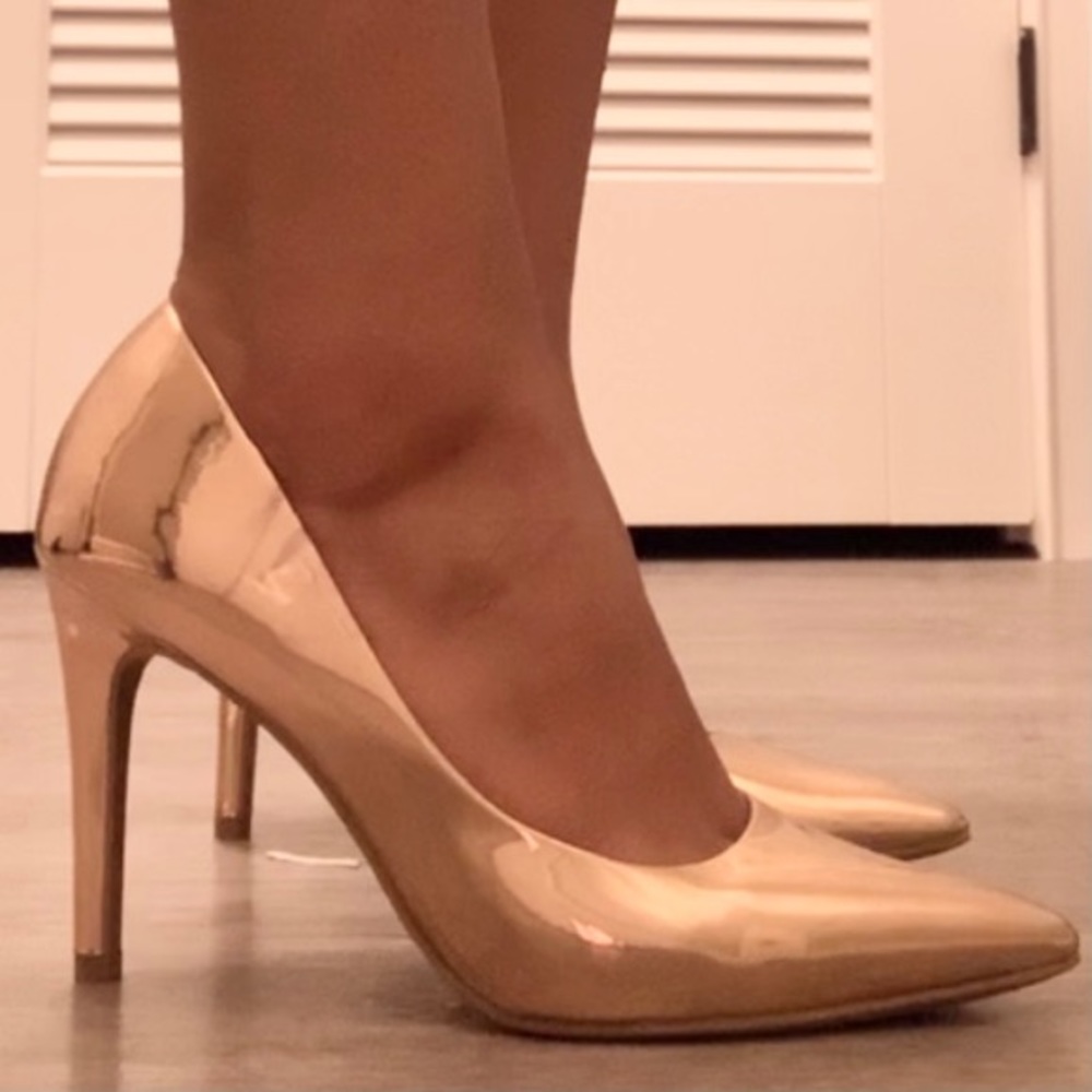 Rosegold Heels Size 8.5
